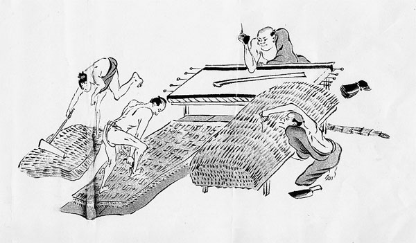 川柳に出てくる昔の畳屋