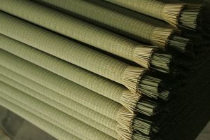 織り上がった畳表