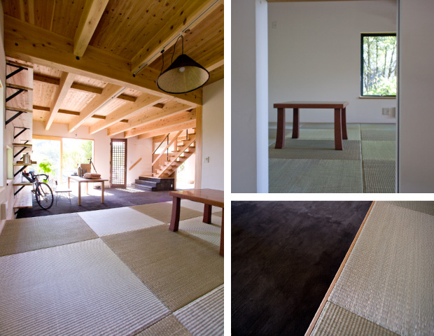 柿渋染め琉球畳施工事例